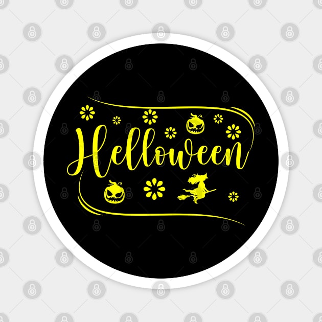 Halloween T-Shirt Magnet by Lebihanto